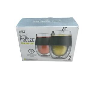 HOST STUDIOS Set of 2 Wine Freezing Cooling Cups